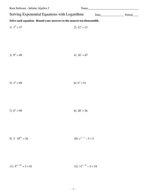 Simplify Rational Expressions. . Solving exponential equations and inequalities worksheet answers